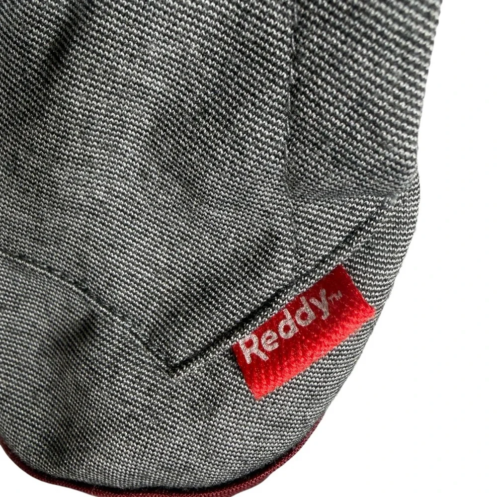 Reddy Dog Hoodie NWOT Sweatshirt Gray Burgundy Fleece Lined Pet Jacket Small